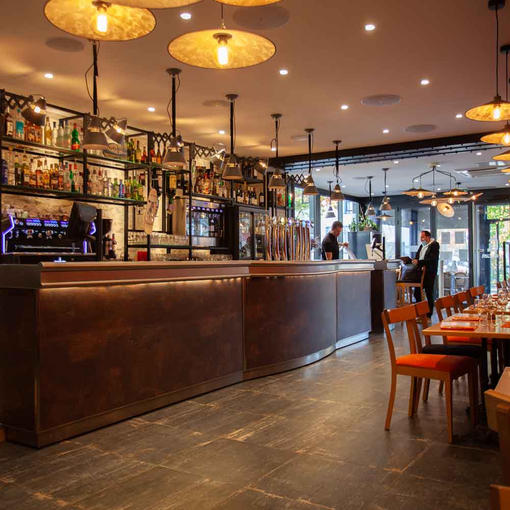 Intérieur brasserie